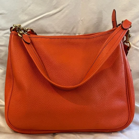 Coach Vibrant Orange Shoulder Bag - Picture 4 of 9